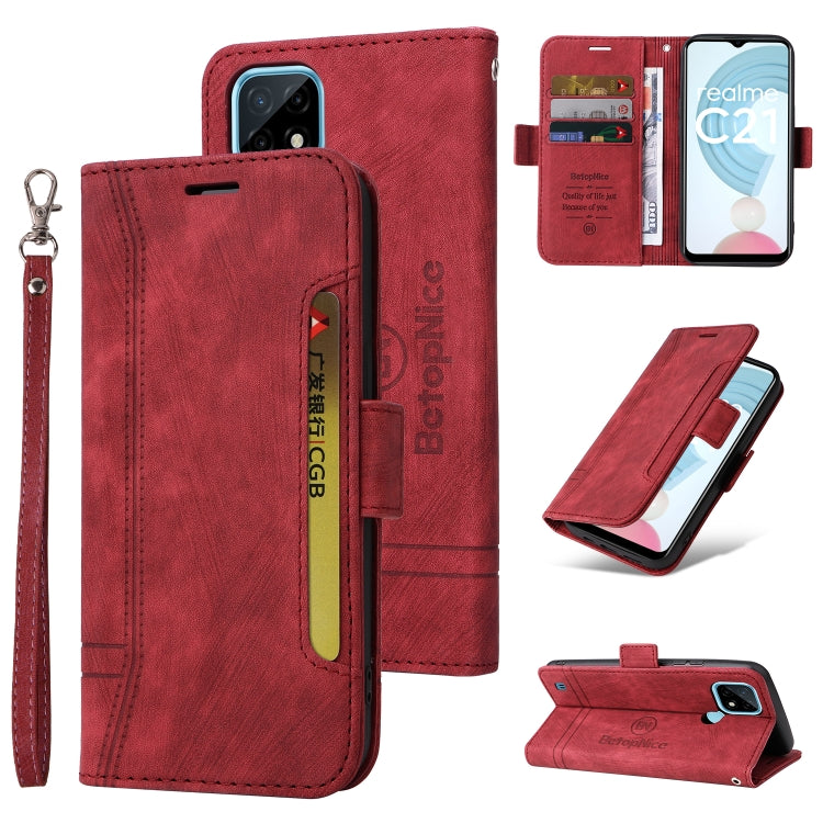 BETOPNICE Dual-side Buckle Leather Phone Case, For Realme 9i / A96 4G / A76 4G / A36 4G, For vivo S12, For OPPO Reno7 / F21 Pro, For Realme GT Neo2 5G CN Version, For vivo S12 Pro / V23 Pro 5G, For OPPO Reno 7 5G Global / Find X5 Lite, For Realme C21  ...