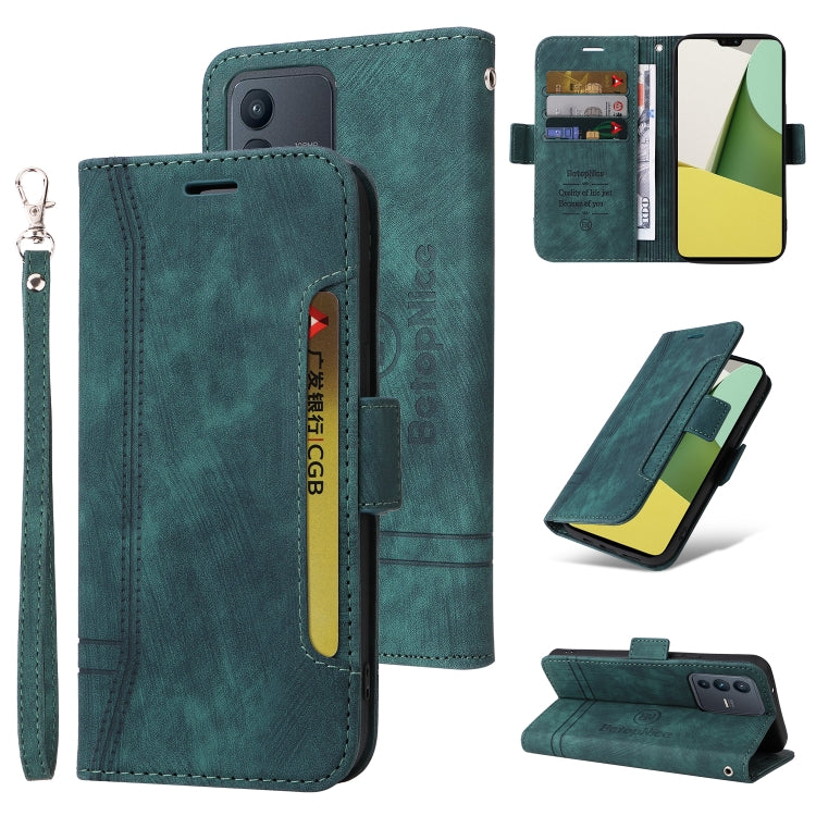 BETOPNICE Dual-side Buckle Leather Phone Case, For Realme 9i / A96 4G / A76 4G / A36 4G, For vivo S12, For OPPO Reno7 / F21 Pro, For OPPO Reno 7 5G Global / Find X5 Lite, For vivo S12 Pro / V23 Pro 5G, For Realme GT Neo2 5G CN Version, For Realme C21  ...
