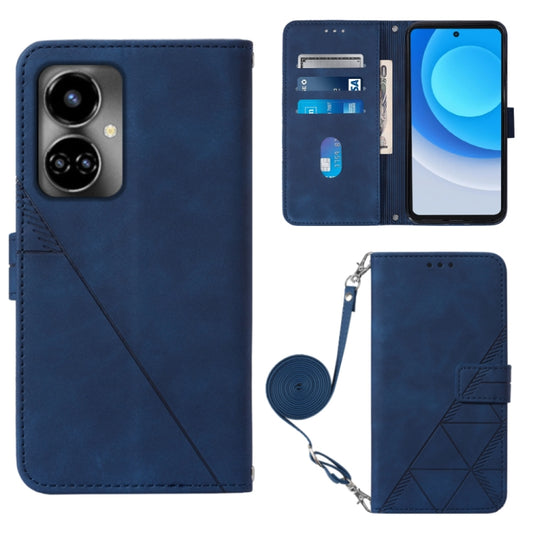 Crossbody 3D Embossed Flip Leather Phone Case, For Tecno Camon 19, For Tecno Camon 19 Neo, For Tecno Camon 19 Pro 5G, For Tecno Pop 6, For OnePlus 10T 5G Global, For Tecno Pova 3 LE7, For Tecno Spark 9 Pro / Spark 9T, For ZTE Blade A52