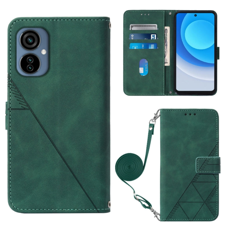 Crossbody 3D Embossed Flip Leather Phone Case, For Tecno Camon 19, For Tecno Camon 19 Neo, For Tecno Camon 19 Pro 5G, For Tecno Pop 6, For OnePlus 10T 5G Global, For Tecno Pova 3 LE7, For Tecno Spark 9 Pro / Spark 9T, For ZTE Blade A52