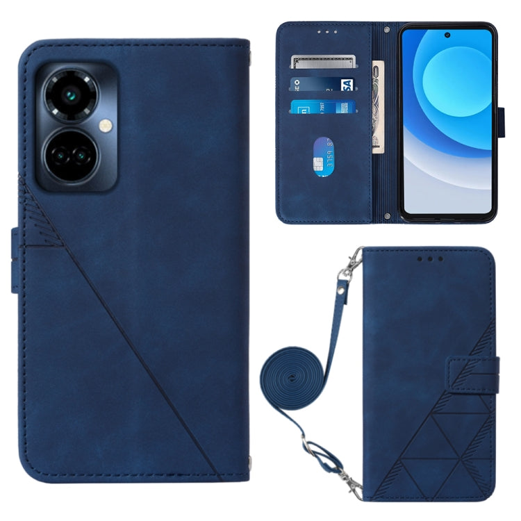 Crossbody 3D Embossed Flip Leather Phone Case, For Tecno Camon 19, For Tecno Camon 19 Neo, For Tecno Camon 19 Pro 5G, For Tecno Pop 6, For OnePlus 10T 5G Global, For Tecno Pova 3 LE7, For Tecno Spark 9 Pro / Spark 9T, For ZTE Blade A52