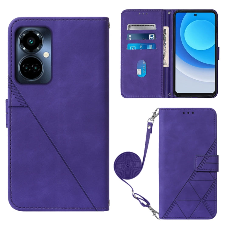 Crossbody 3D Embossed Flip Leather Phone Case, For Tecno Camon 19, For Tecno Camon 19 Neo, For Tecno Camon 19 Pro 5G, For Tecno Pop 6, For OnePlus 10T 5G Global, For Tecno Pova 3 LE7, For Tecno Spark 9 Pro / Spark 9T, For ZTE Blade A52