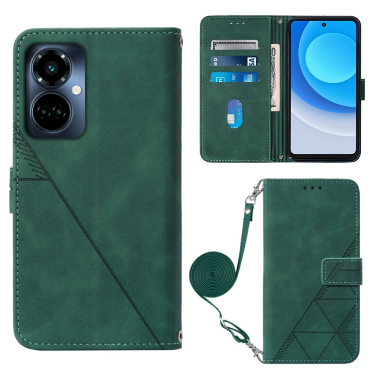 Crossbody 3D Embossed Flip Leather Phone Case, For Tecno Camon 19, For Tecno Camon 19 Neo, For Tecno Camon 19 Pro 5G, For Tecno Pop 6, For OnePlus 10T 5G Global, For Tecno Pova 3 LE7, For Tecno Spark 9 Pro / Spark 9T, For ZTE Blade A52