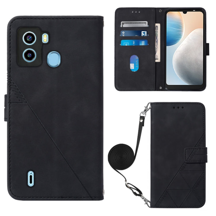 Crossbody 3D Embossed Flip Leather Phone Case, For Tecno Camon 19, For Tecno Camon 19 Neo, For Tecno Camon 19 Pro 5G, For Tecno Pop 6, For OnePlus 10T 5G Global, For Tecno Pova 3 LE7, For Tecno Spark 9 Pro / Spark 9T, For ZTE Blade A52