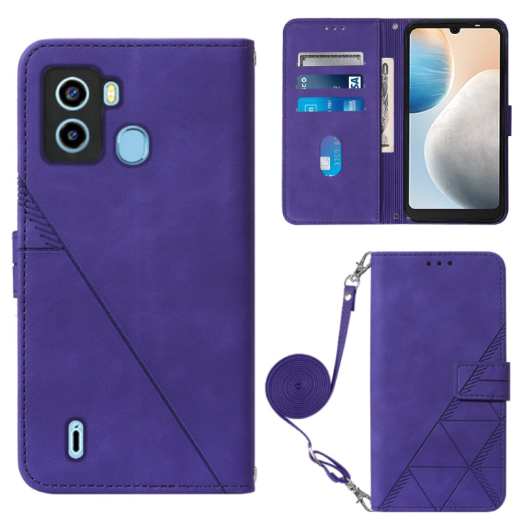 Crossbody 3D Embossed Flip Leather Phone Case, For Tecno Camon 19, For Tecno Camon 19 Neo, For Tecno Camon 19 Pro 5G, For Tecno Pop 6, For OnePlus 10T 5G Global, For Tecno Pova 3 LE7, For Tecno Spark 9 Pro / Spark 9T, For ZTE Blade A52