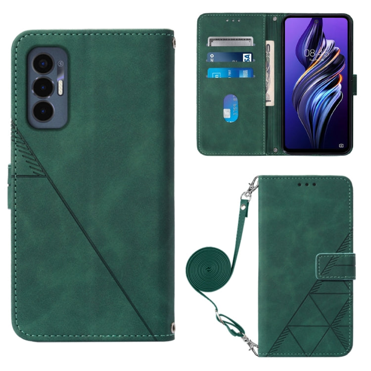 Crossbody 3D Embossed Flip Leather Phone Case, For Tecno Camon 19, For Tecno Camon 19 Neo, For Tecno Camon 19 Pro 5G, For Tecno Pop 6, For OnePlus 10T 5G Global, For Tecno Pova 3 LE7, For Tecno Spark 9 Pro / Spark 9T, For ZTE Blade A52