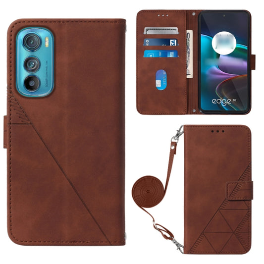 Crossbody 3D Embossed Flip Leather Phone Case, For Motorola Edge 30, For Motorola Moto G32, For Motorola Moto G62 5G, For Motorola Moto S30 Pro 5G, For Motorola Moto X30 Pro 5G, For vivo S10e 5G / V23e 4G&5G /Y75 4G, For vivo Y02s, For vivo Y77 5G