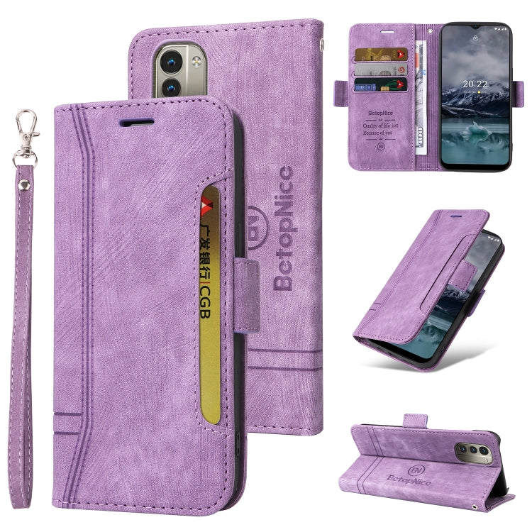 BETOPNICE Dual-side Buckle Leather Phone Case, For Nothing Phone 1, For Nokia G21