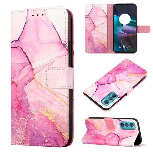 PT003 Marble Pattern Flip Leather Phone Case, For Motorola Edge 30, For Motorola Moto G32, For Motorola Moto G62 5G, For Motorola Moto S30 Pro 5G, For Motorola Moto X30 Pro 5G, For OnePlus 10T 5G, For ZTE Blade A52, For ZTE Blade A72                   ...