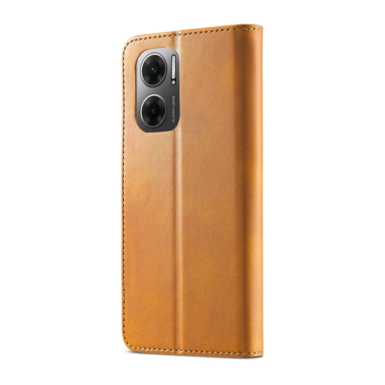 LC.IMEEKE Calf Texture Leather Phone Case, For Xiaomi Redmi 10 5G, For Xiaomi Poco M5, For Xiaomi Poco M4 5G, For Xiaomi Redmi Note 11E 5G, For Xiaomi Redmi 10 Prime＋5G, For Xiaomi Redmi 11 Prime 5G