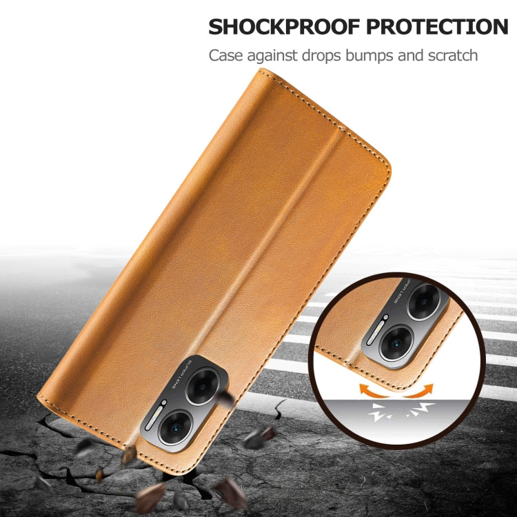LC.IMEEKE Calf Texture Leather Phone Case, For Xiaomi Redmi 10 5G, For Xiaomi Poco M5, For Xiaomi Poco M4 5G, For Xiaomi Redmi Note 11E 5G, For Xiaomi Redmi 10 Prime＋5G, For Xiaomi Redmi 11 Prime 5G