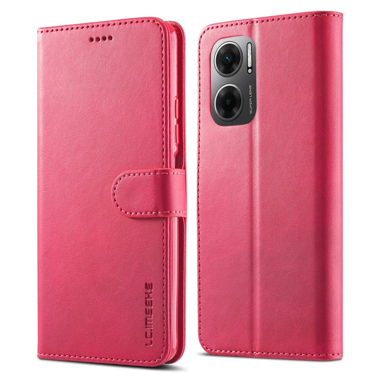 LC.IMEEKE Calf Texture Leather Phone Case, For Xiaomi Redmi 10 5G, For Xiaomi Poco M5, For Xiaomi Poco M4 5G, For Xiaomi Redmi Note 11E 5G, For Xiaomi Redmi 10 Prime＋5G, For Xiaomi Redmi 11 Prime 5G