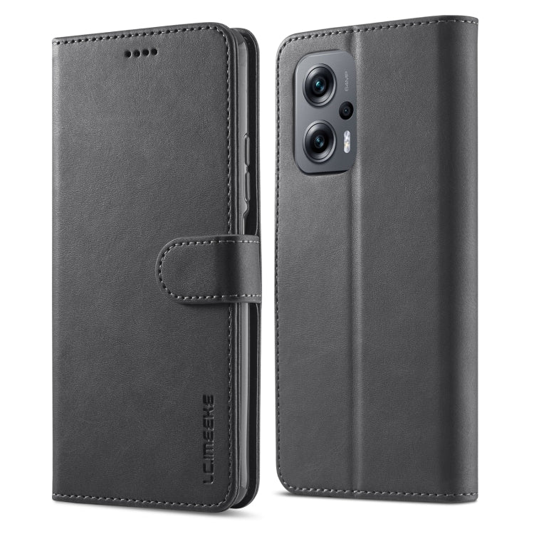 LC.IMEEKE Calf Texture Leather Phone Case, For Xiaomi Redmi 10 5G, For Xiaomi Poco M5, For Xiaomi Poco M4 5G, For Xiaomi Redmi Note 11E 5G, For Xiaomi Redmi 10 Prime＋5G, For Xiaomi Redmi 11 Prime 5G