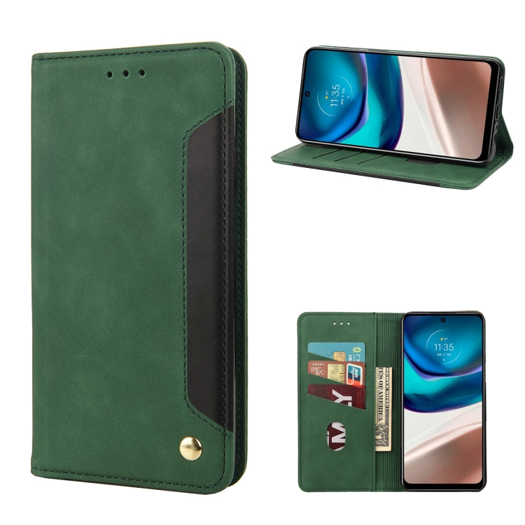 Skin Feel Splicing Leather Phone Case, For Motorola Moto G42, For OnePlus 10T, For Samsung Galaxy A04, For Asus Zenfone 9