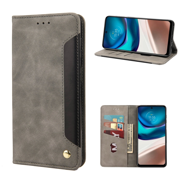 Skin Feel Splicing Leather Phone Case, For Motorola Moto G42, For OnePlus 10T, For Samsung Galaxy A04, For Asus Zenfone 9
