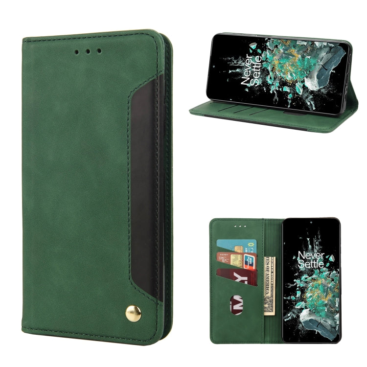 Skin Feel Splicing Leather Phone Case, For Motorola Moto G42, For OnePlus 10T, For Samsung Galaxy A04, For Asus Zenfone 9