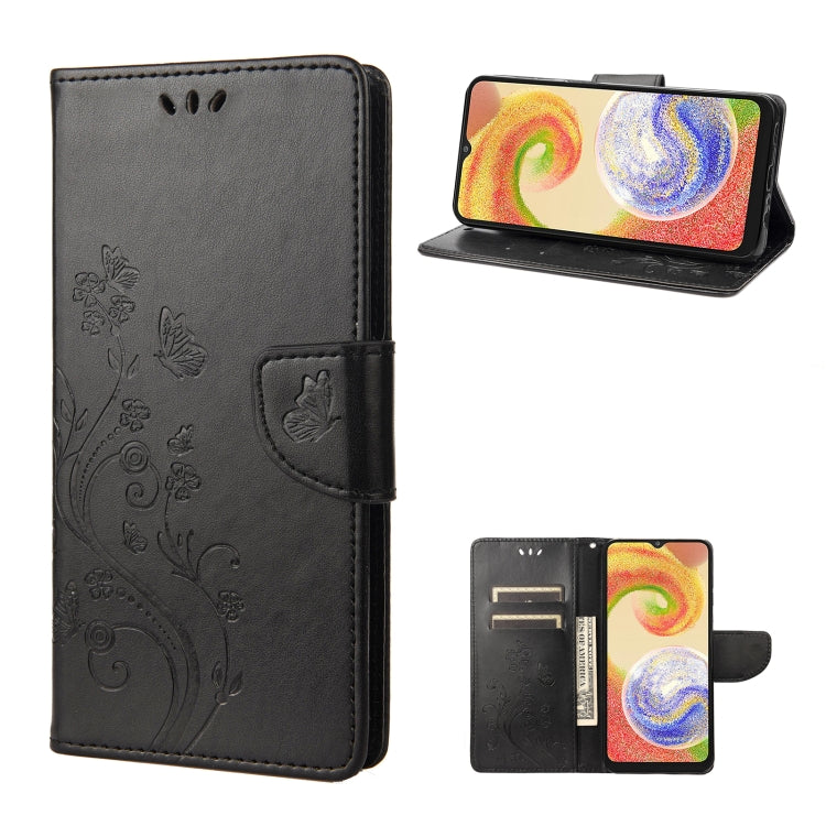 Butterfly Flower Pattern Flip Leather Phone Case, For Motorola Moto G42, For OnePlus 10T, For Samsung Galaxy A04, For Asus Zenfone 9