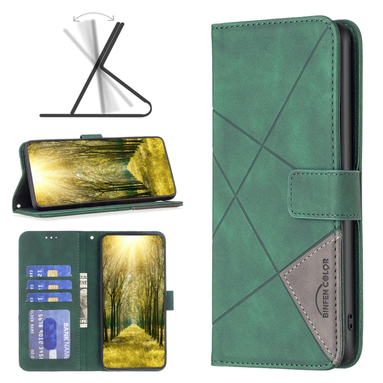 Magnetic Buckle Rhombus Texture Leather Phone Case, For vivo Y35 / Y22, For Xiaomi Redmi A1, For Samsung Galaxy A04 4G, For Samsung Galaxy A23e 5G