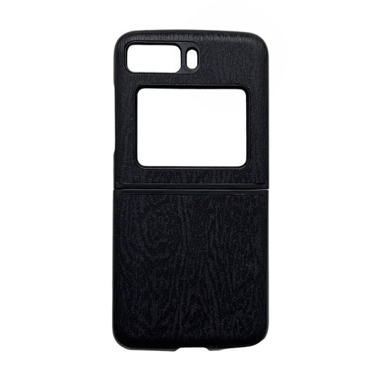 Wood Texture PU Phone Case, For Motorola Moto Razr 2022