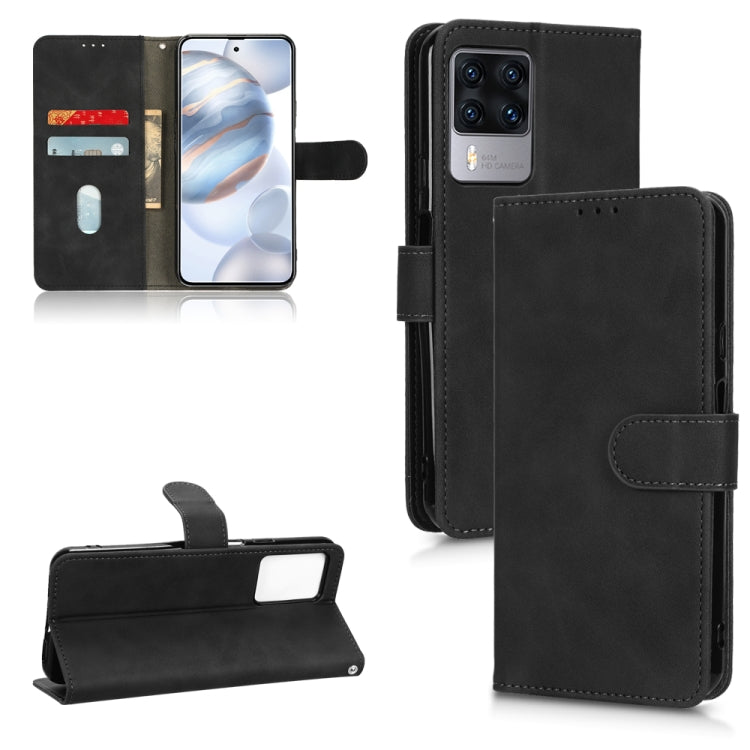 Skin Feel Magnetic Flip Leather Phone Case, For Realme V23 5G / OPPO A57 5G, For vivo Y22s / Y35, For Cubot X50, For Motorola Edge 30 Lite / 30 Neo, For Samsung Galaxy A23e 5G / A23 5G / A23s JP Version, For Sony Xperia 5 IV