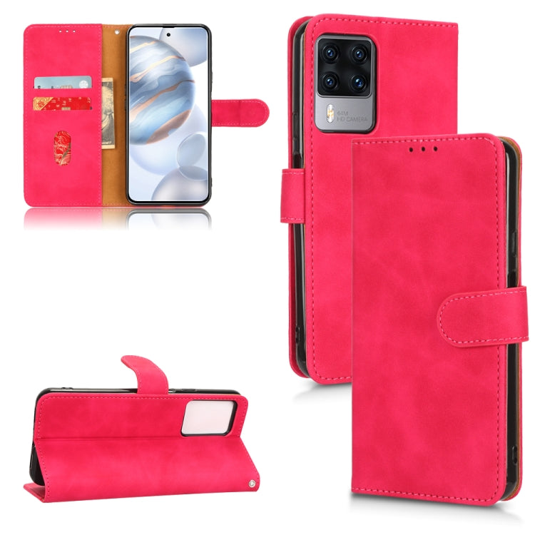 Skin Feel Magnetic Flip Leather Phone Case, For Realme V23 5G / OPPO A57 5G, For vivo Y22s / Y35, For Cubot X50, For Motorola Edge 30 Lite / 30 Neo, For Samsung Galaxy A23e 5G / A23 5G / A23s JP Version, For Sony Xperia 5 IV