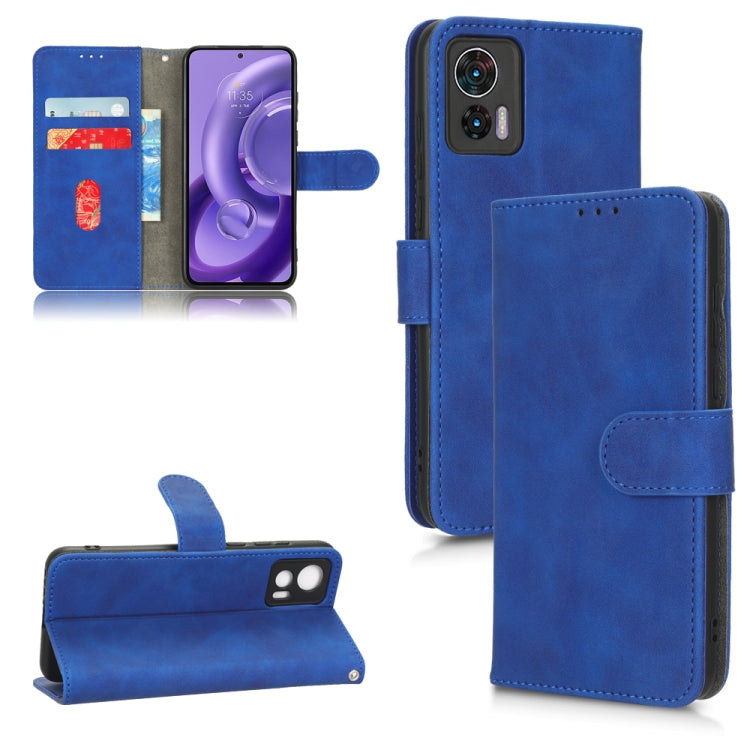 Skin Feel Magnetic Flip Leather Phone Case, For Realme V23 5G / OPPO A57 5G, For vivo Y22s / Y35, For Cubot X50, For Motorola Edge 30 Lite / 30 Neo, For Samsung Galaxy A23e 5G / A23 5G / A23s JP Version, For Sony Xperia 5 IV