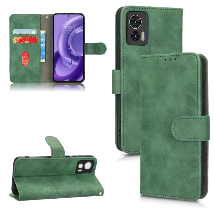 Skin Feel Magnetic Flip Leather Phone Case, For Realme V23 5G / OPPO A57 5G, For vivo Y22s / Y35, For Cubot X50, For Motorola Edge 30 Lite / 30 Neo, For Samsung Galaxy A23e 5G / A23 5G / A23s JP Version, For Sony Xperia 5 IV