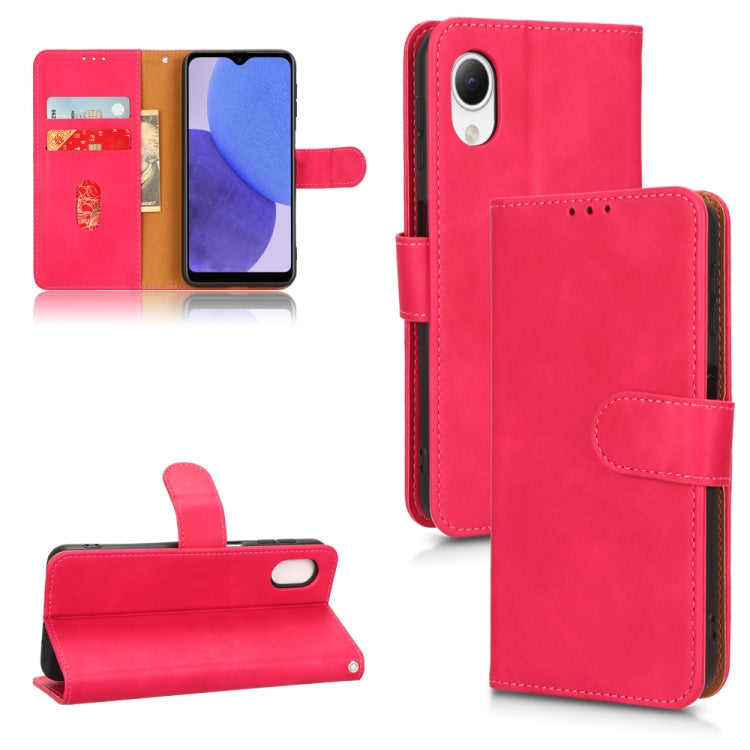 Skin Feel Magnetic Flip Leather Phone Case, For Realme V23 5G / OPPO A57 5G, For vivo Y22s / Y35, For Cubot X50, For Motorola Edge 30 Lite / 30 Neo, For Samsung Galaxy A23e 5G / A23 5G / A23s JP Version, For Sony Xperia 5 IV