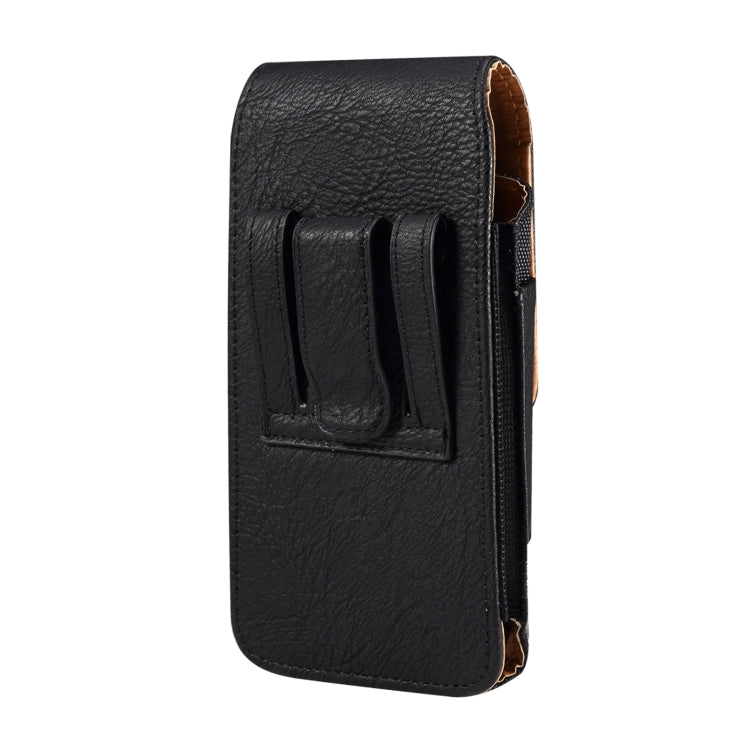 Mobile Phone Cowhide Texture Oxford Cloth Waist Bag, For 5.2 inch, For 6.1 inch, For 6.5 inch, For 6.7-6.9 inch, For 7.0 inch