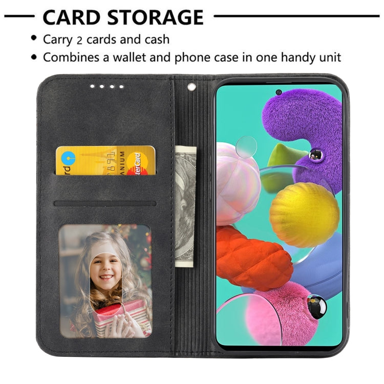 Cubic Grid Calf Texture Magnetic Closure Leather Phone Case, For Samsung Galaxy A51 4G, For Samsung Galaxy A71 4G, For Samsung Galaxy A32 4G, For Samsung Galaxy A32 5G, For Samsung Galaxy A52 4G / 5G, For Samsung Galaxy A72 4G / 5G                     ...