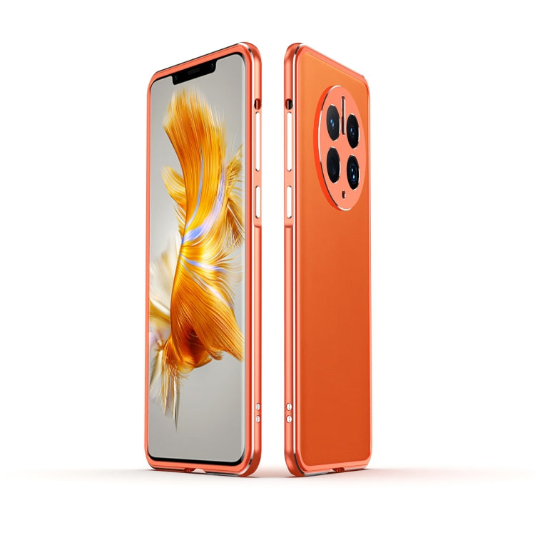 LK Aurora Metal Phone Frame with Lens Cover, For Huawei Mate 50 Pro