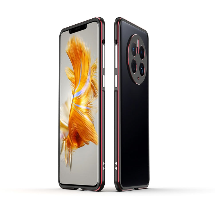 LK Aurora Metal Phone Frame with Lens Cover, For Huawei Mate 50 Pro