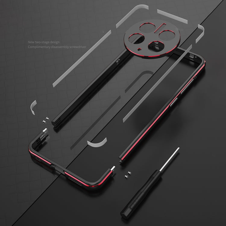 LK Aurora Metal Phone Frame with Lens Cover, For Huawei Mate 50 Pro