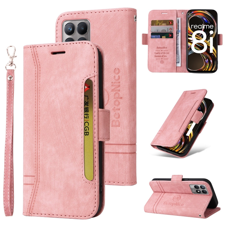 BETOPNICE Dual-side Buckle Leather Phone Case, For Realme 9i 5G, For Realme 8i, For vivo Y77 5G Global, For vivo Y02s / Y16 4G, For vivo Y75 4G / V23e 4G/5G, For vivo Y35 4G / Y22s / Y22, For vivo V25 / V25e 4G Global