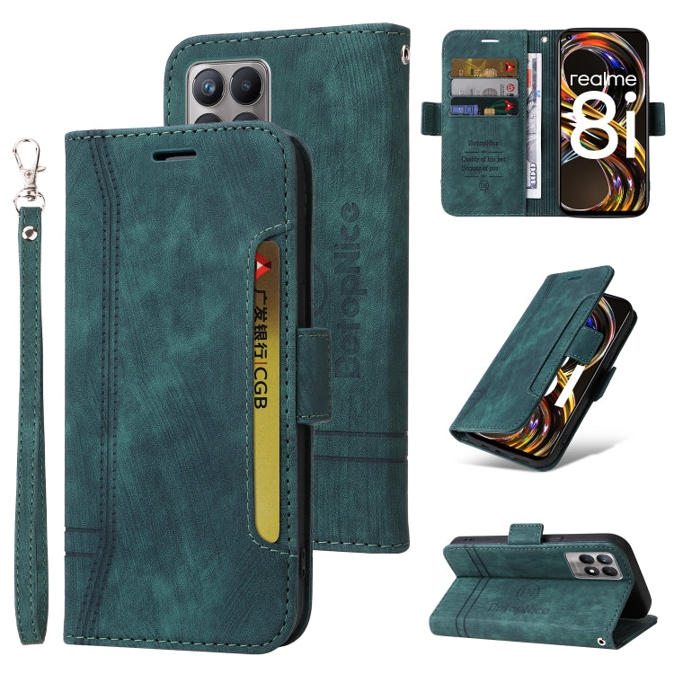 BETOPNICE Dual-side Buckle Leather Phone Case, For Realme 9i 5G, For Realme 8i, For vivo Y77 5G Global, For vivo Y02s / Y16 4G, For vivo Y75 4G / V23e 4G/5G, For vivo Y35 4G / Y22s / Y22, For vivo V25 / V25e 4G Global