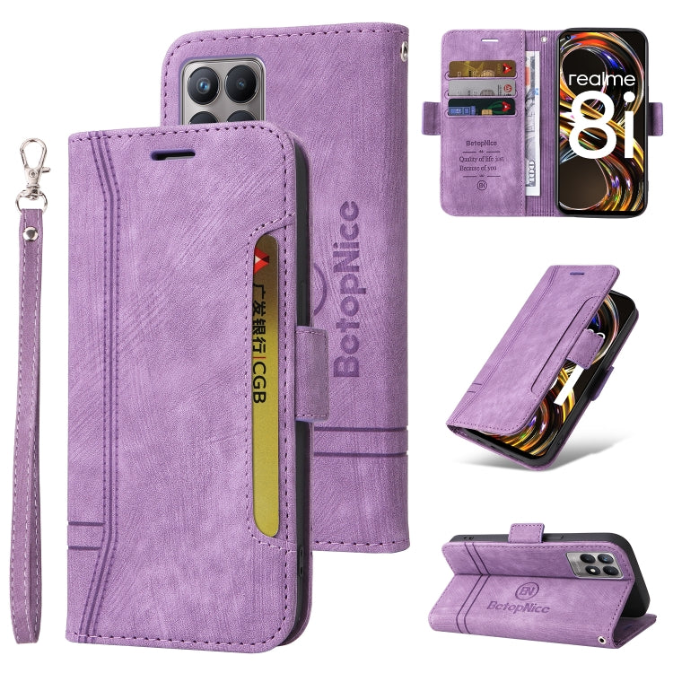 BETOPNICE Dual-side Buckle Leather Phone Case, For Realme 9i 5G, For Realme 8i, For vivo Y77 5G Global, For vivo Y02s / Y16 4G, For vivo Y75 4G / V23e 4G/5G, For vivo Y35 4G / Y22s / Y22, For vivo V25 / V25e 4G Global