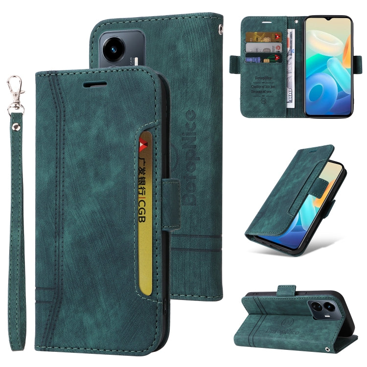 BETOPNICE Dual-side Buckle Leather Phone Case, For Realme 9i 5G, For Realme 8i, For vivo Y77 5G Global, For vivo Y02s / Y16 4G, For vivo Y75 4G / V23e 4G/5G, For vivo Y35 4G / Y22s / Y22, For vivo V25 / V25e 4G Global