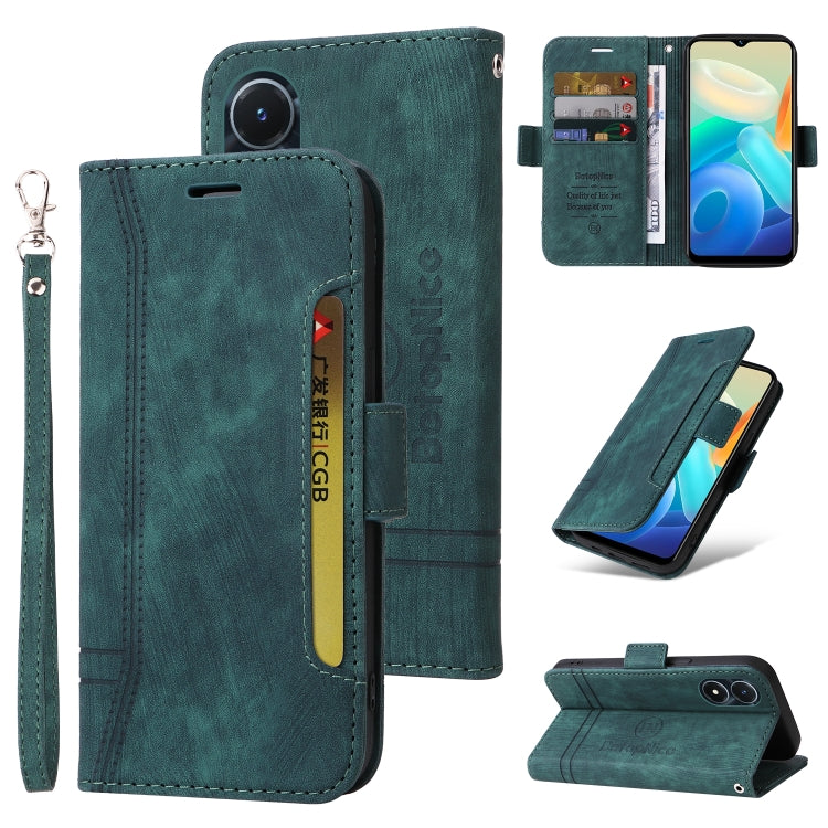 BETOPNICE Dual-side Buckle Leather Phone Case, For Realme 9i 5G, For Realme 8i, For vivo Y77 5G Global, For vivo Y02s / Y16 4G, For vivo Y75 4G / V23e 4G/5G, For vivo Y35 4G / Y22s / Y22, For vivo V25 / V25e 4G Global