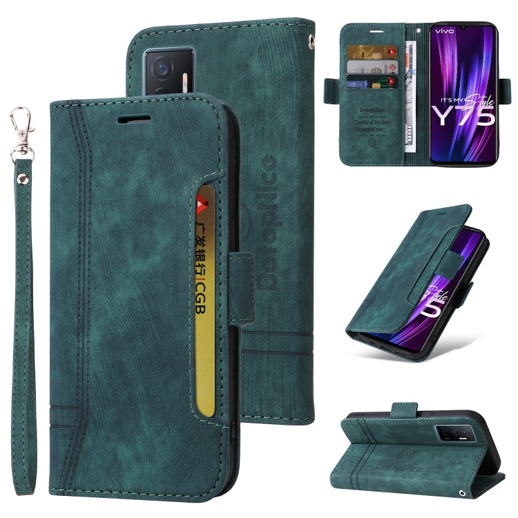 BETOPNICE Dual-side Buckle Leather Phone Case, For Realme 9i 5G, For Realme 8i, For vivo Y77 5G Global, For vivo Y02s / Y16 4G, For vivo Y75 4G / V23e 4G/5G, For vivo Y35 4G / Y22s / Y22, For vivo V25 / V25e 4G Global