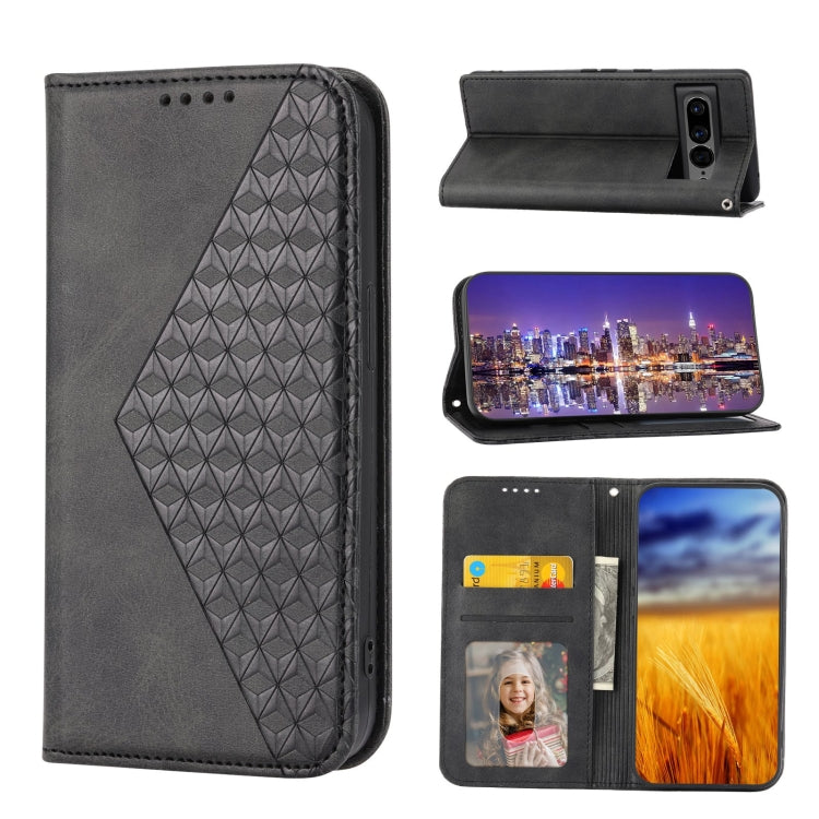 Cubic Grid Calf Texture Magnetic Closure Leather Phone Case, For Nothing Phone 1, For Xiaomi Redmi Note 11S 5G, For Xiaomi Redmi Note 11S Global, For Xiaomi Redmi Note 11 Pro 4G, For Xiaomi Redmi 10C 4G, For Xiaomi Redmi 10A, For Xiaomi Redmi Note 11 P...