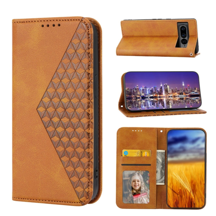 Cubic Grid Calf Texture Magnetic Closure Leather Phone Case, For Nothing Phone 1, For Xiaomi Redmi Note 11S 5G, For Xiaomi Redmi Note 11S Global, For Xiaomi Redmi Note 11 Pro 4G, For Xiaomi Redmi 10C 4G, For Xiaomi Redmi 10A, For Xiaomi Redmi Note 11 P...