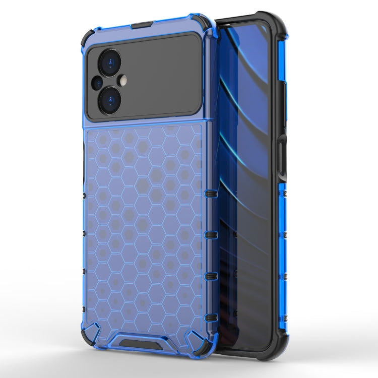 Shockproof Honeycomb PC + TPU Phone Case, For Xiaomi Poco M5 4G India