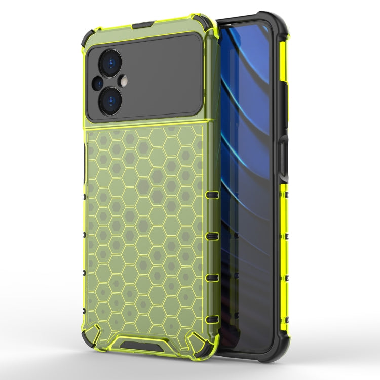 Shockproof Honeycomb PC + TPU Phone Case, For Xiaomi Poco M5 4G India
