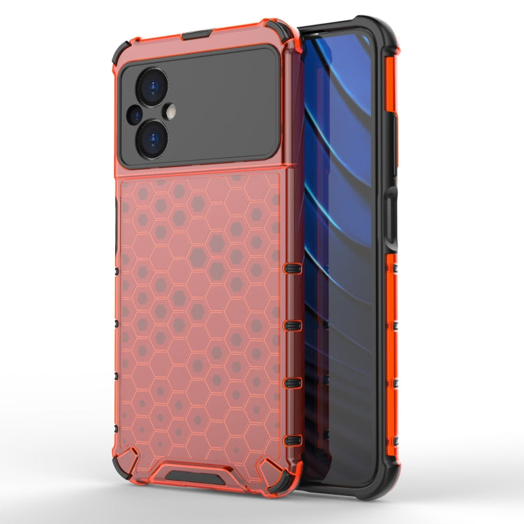 Shockproof Honeycomb PC + TPU Phone Case, For Xiaomi Poco M5 4G India