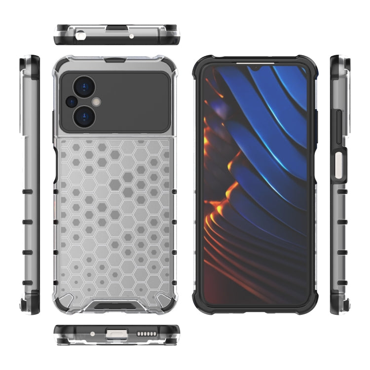 Shockproof Honeycomb PC + TPU Phone Case, For Xiaomi Poco M5 4G India