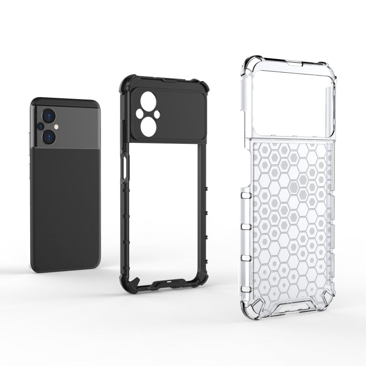 Shockproof Honeycomb PC + TPU Phone Case, For Xiaomi Poco M5 4G India