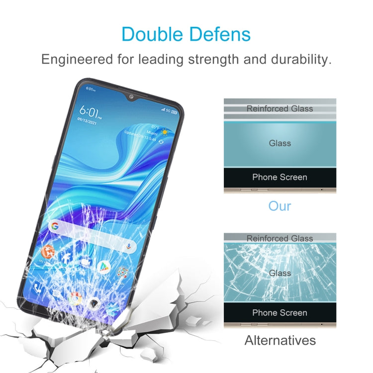 50pcs 0.26mm 9H 2.5D Tempered Glass Film, For TCL 4X 5G (50 PCS), For Samsung Galaxy A14 5G / 4G (50 PCS), For Sharp Aquos Sense6s (50 PCS)