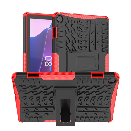 Tire Texture TPU + PC Tablet Case with Holder, For Lenovo Tab M10 3rd Gen