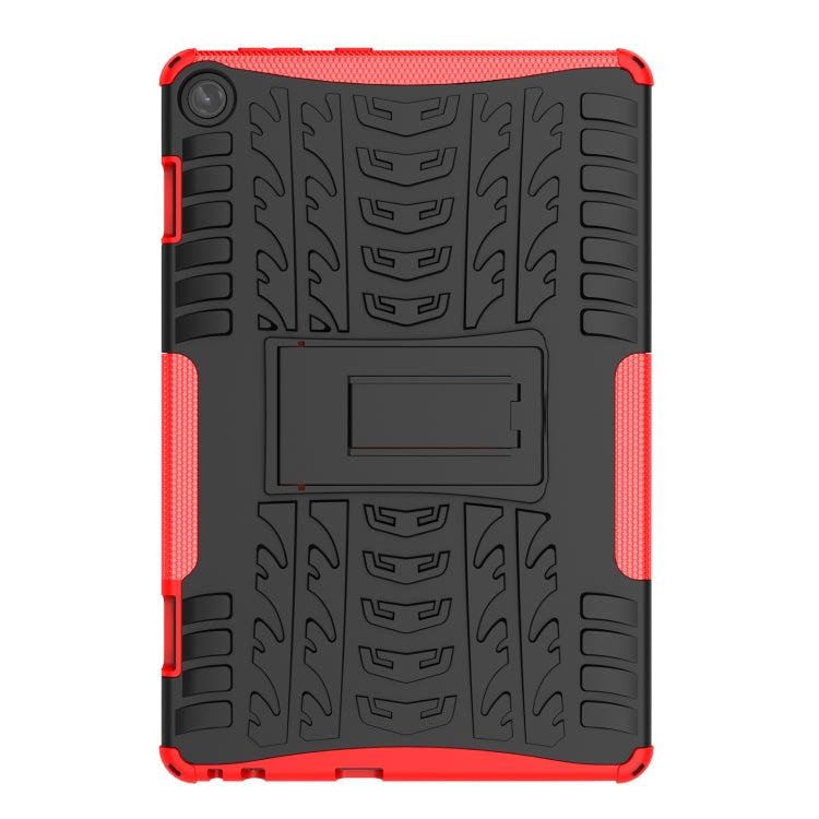 Tire Texture TPU + PC Tablet Case with Holder, For Lenovo Tab M10 3rd Gen