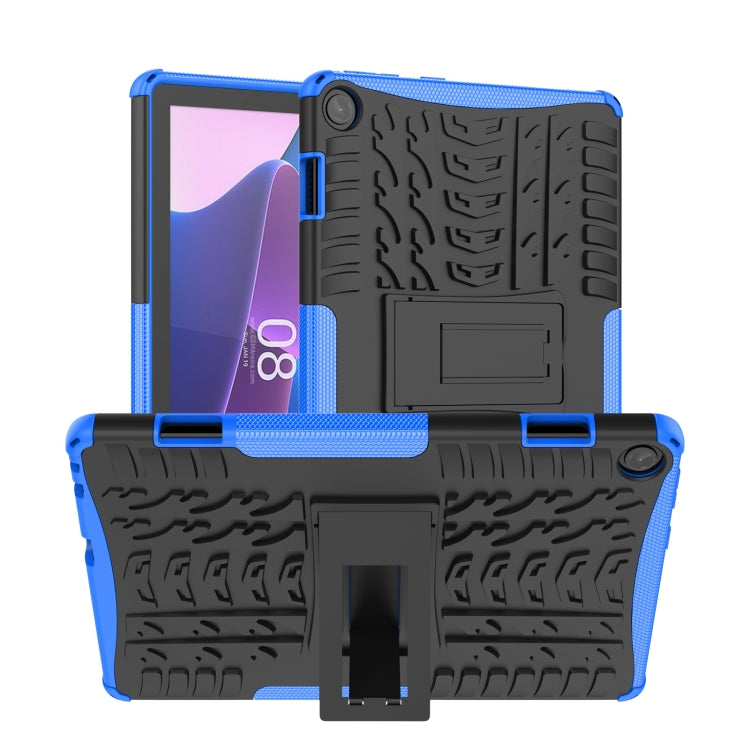 Tire Texture TPU + PC Tablet Case with Holder, For Lenovo Tab M10 3rd Gen